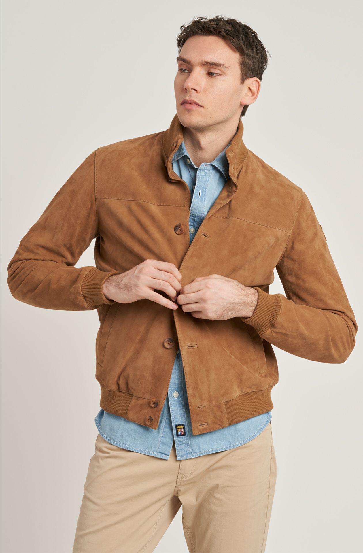 Suede Men's Jacket