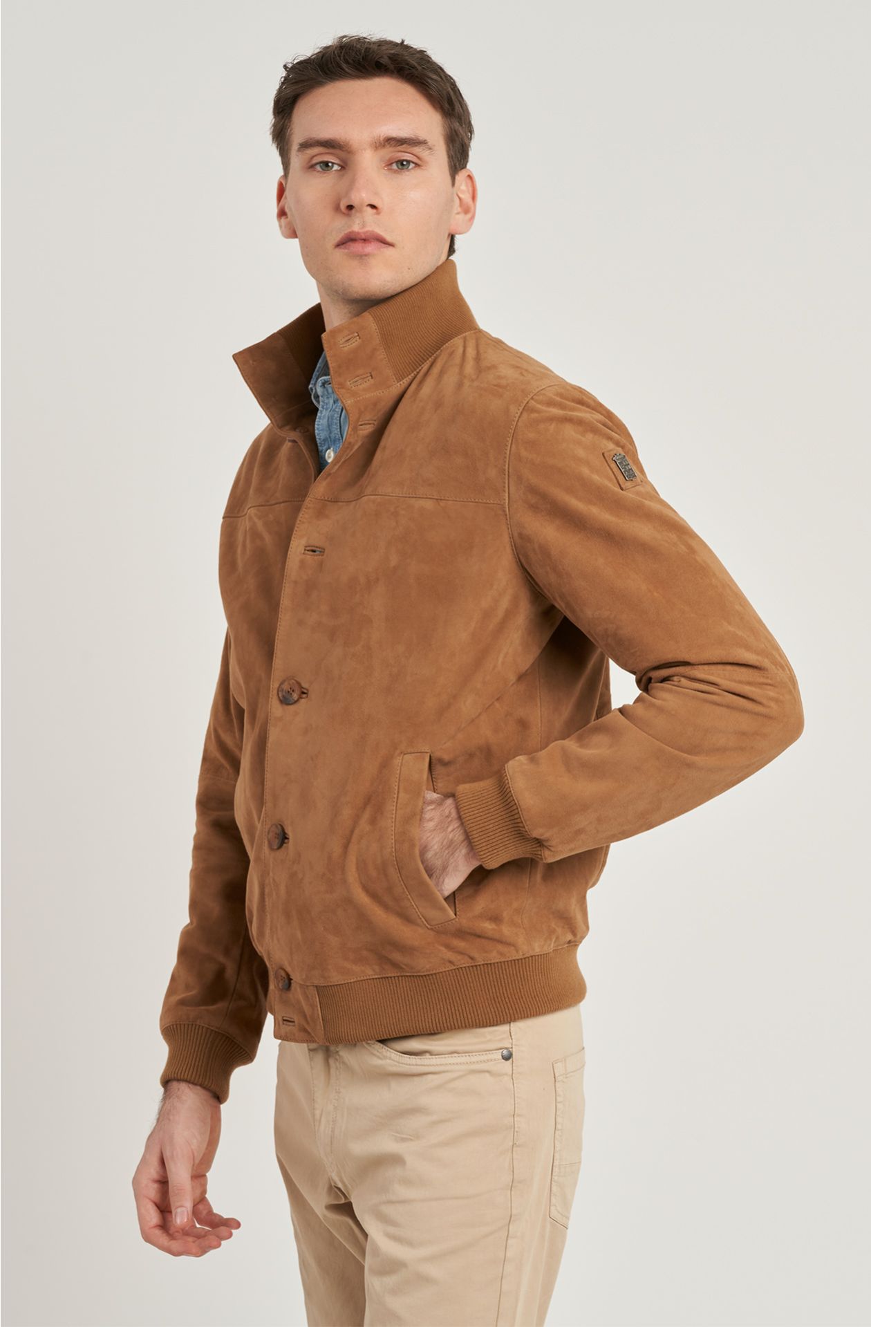 Suede Men's Jacket