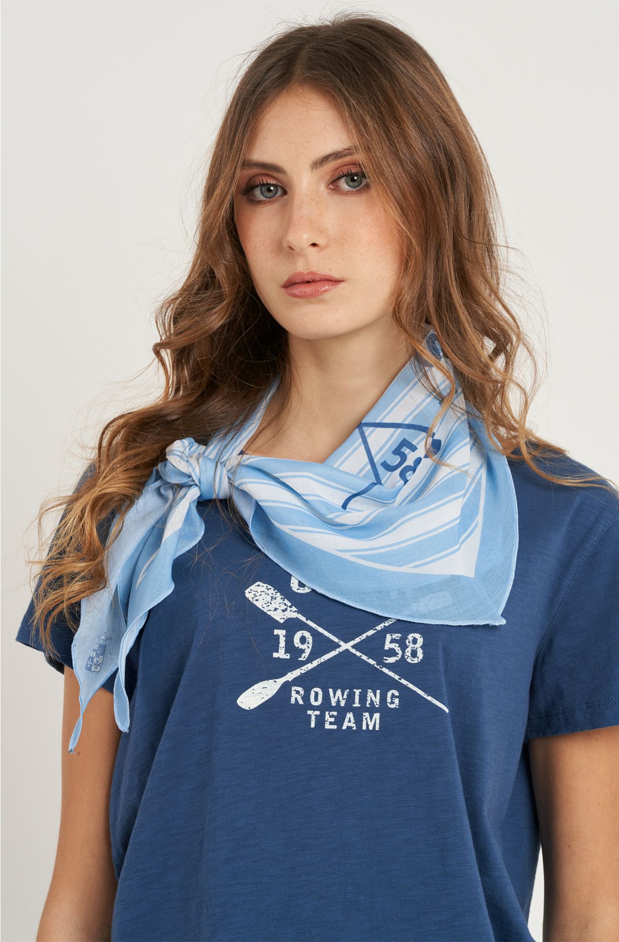 Rowing Team women's scarf in cotton