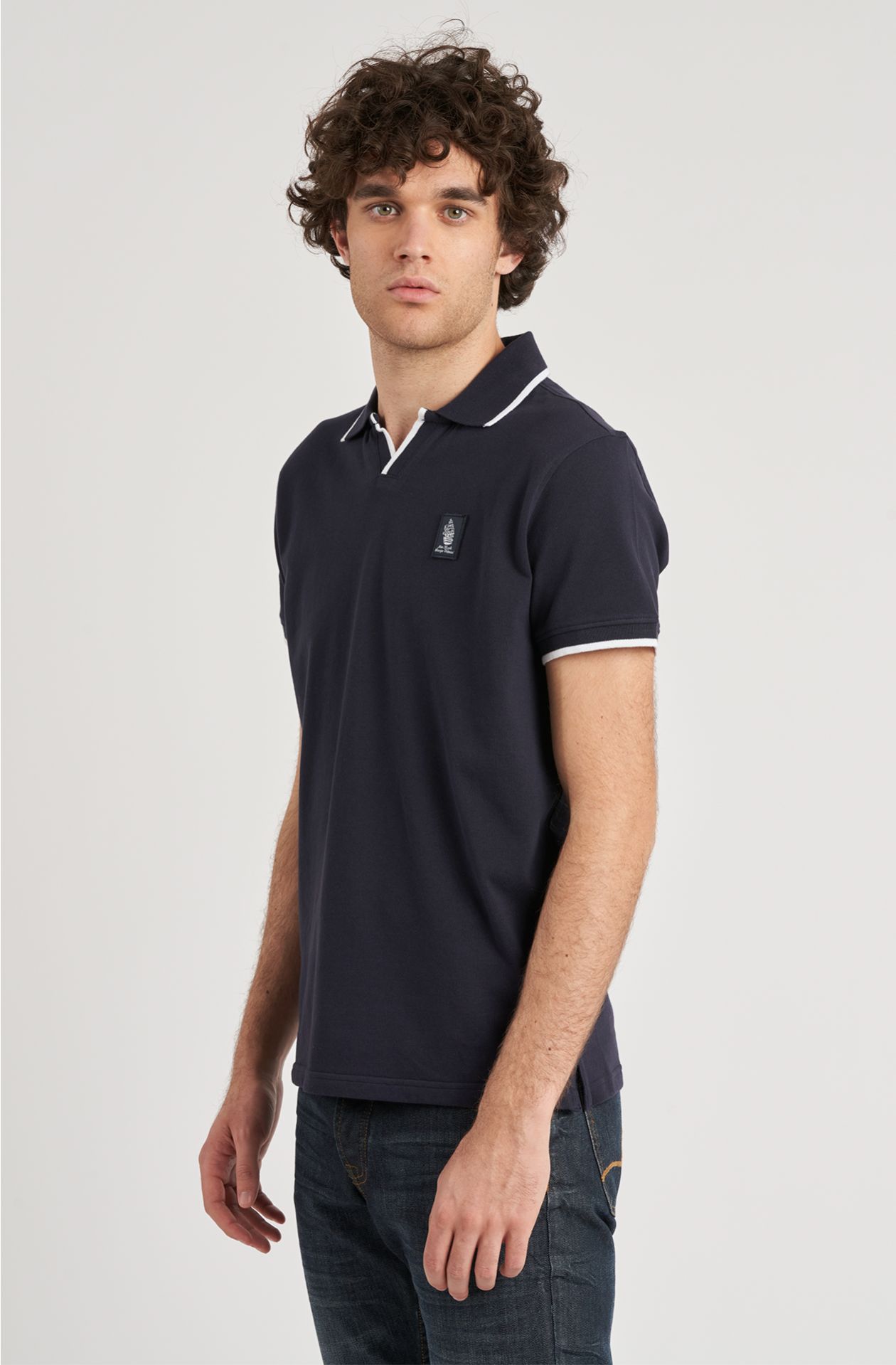 Amerigo Vespucci Men's Pique Polo