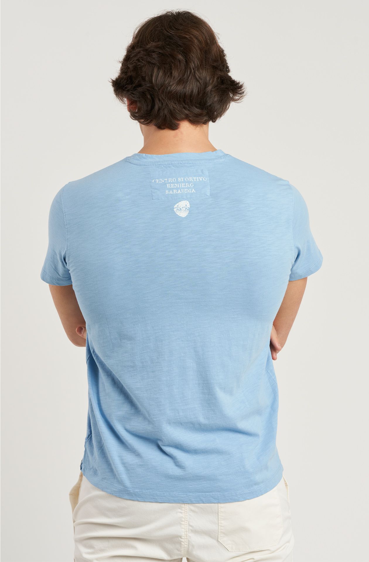 T-shirt da uomo Rowing Team in cotone slub