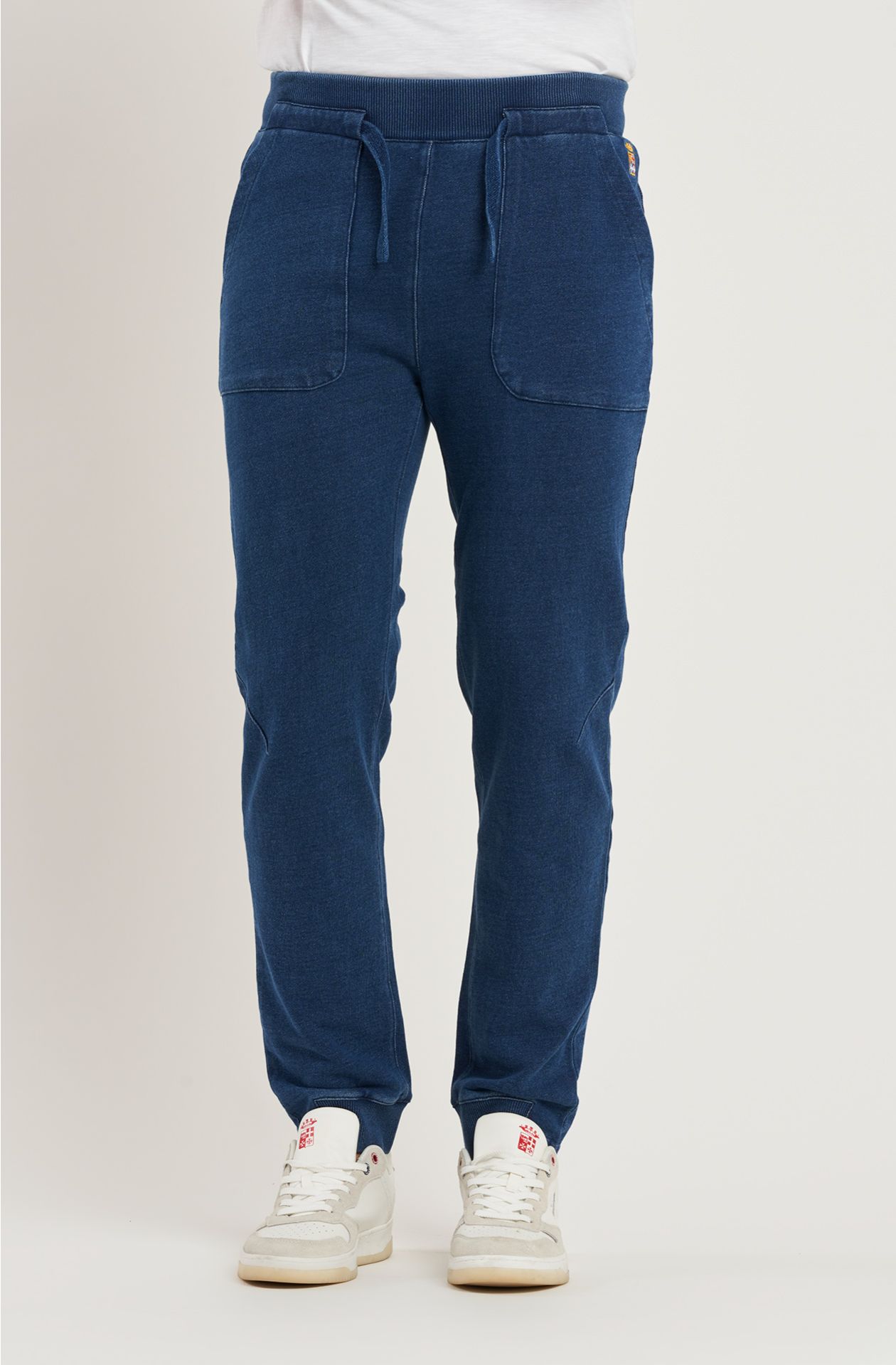 Pantaloni da uomo in denim maglia