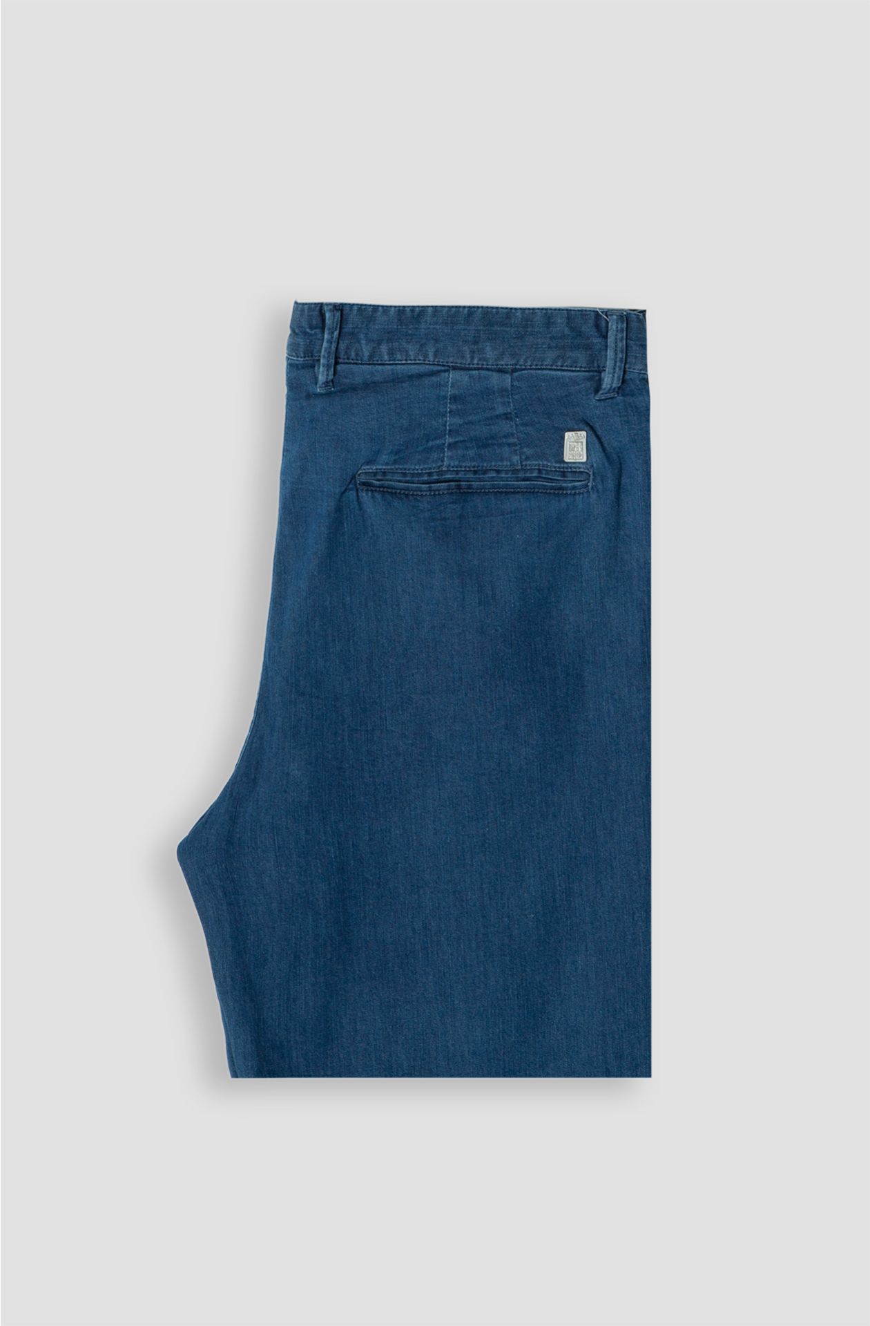 Men's stone washed cotton trousers