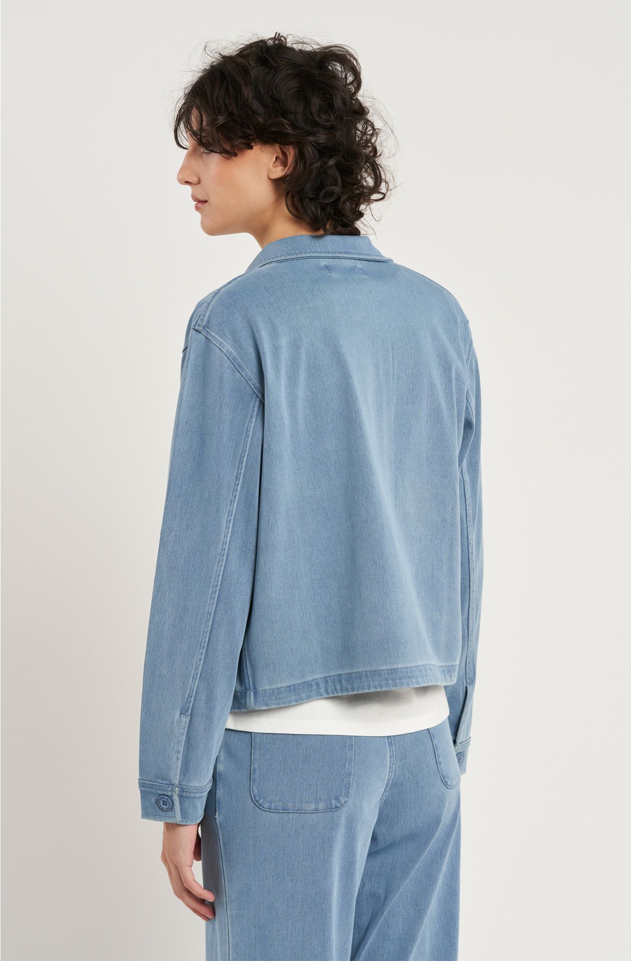 Giacca da donna in cotone denim