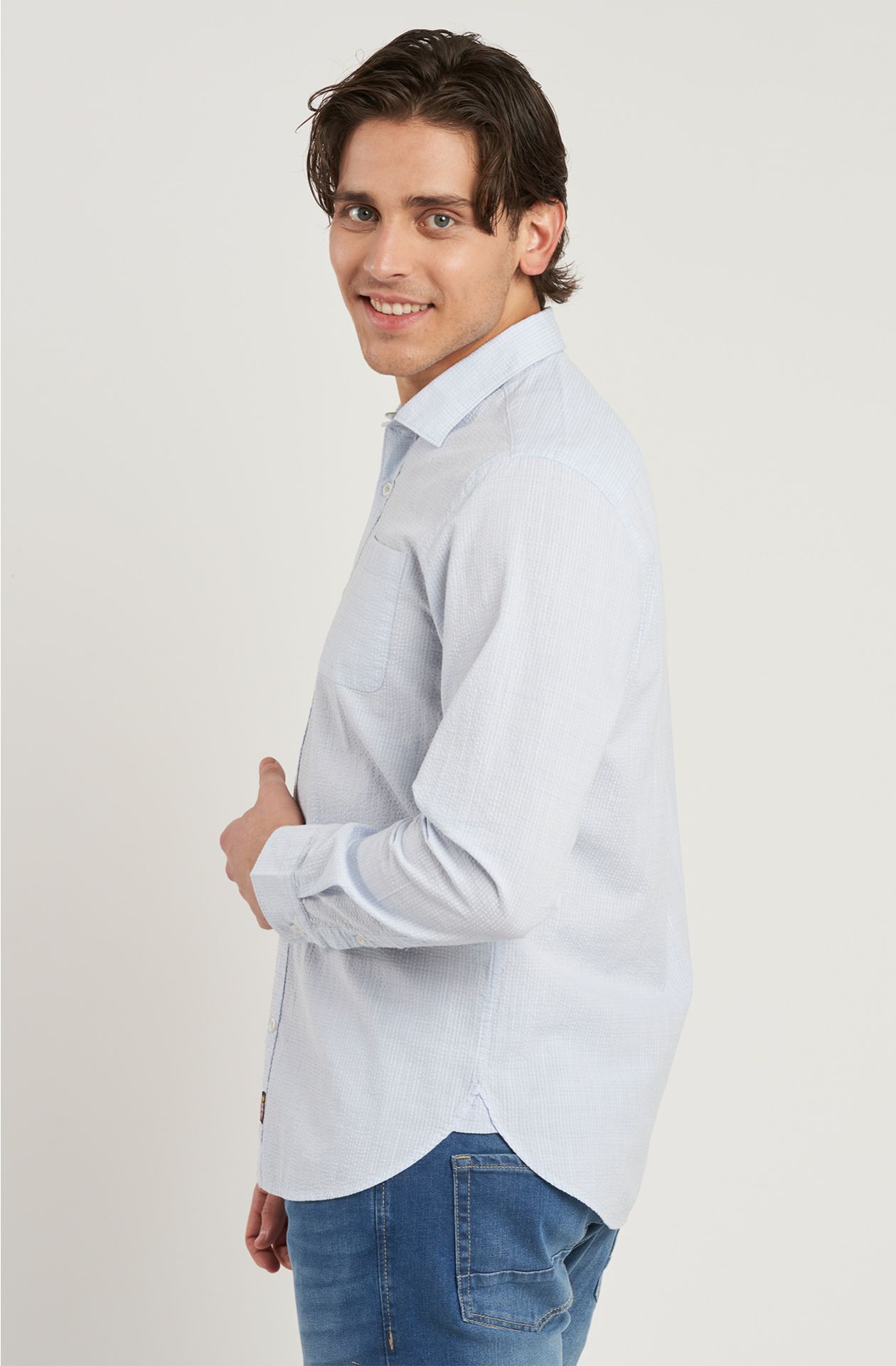 Embossed Cotton Premium Collection Men's Shirt