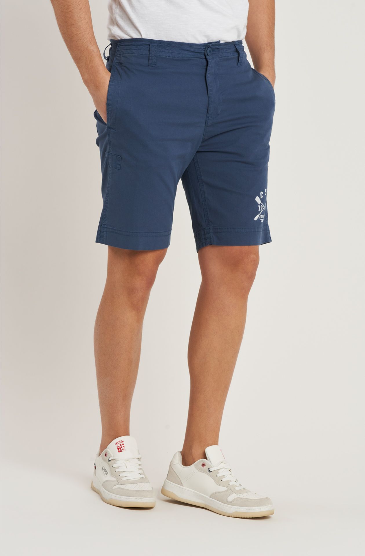 Rowing Team Men's Cotton Bermuda Shorts