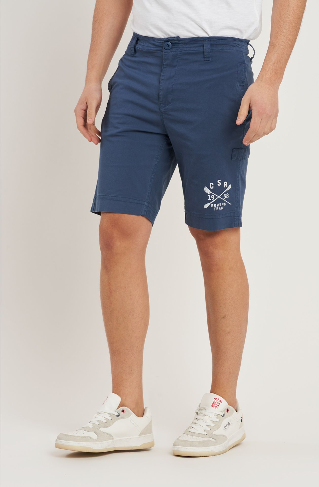 Rowing Team Men's Cotton Bermuda Shorts