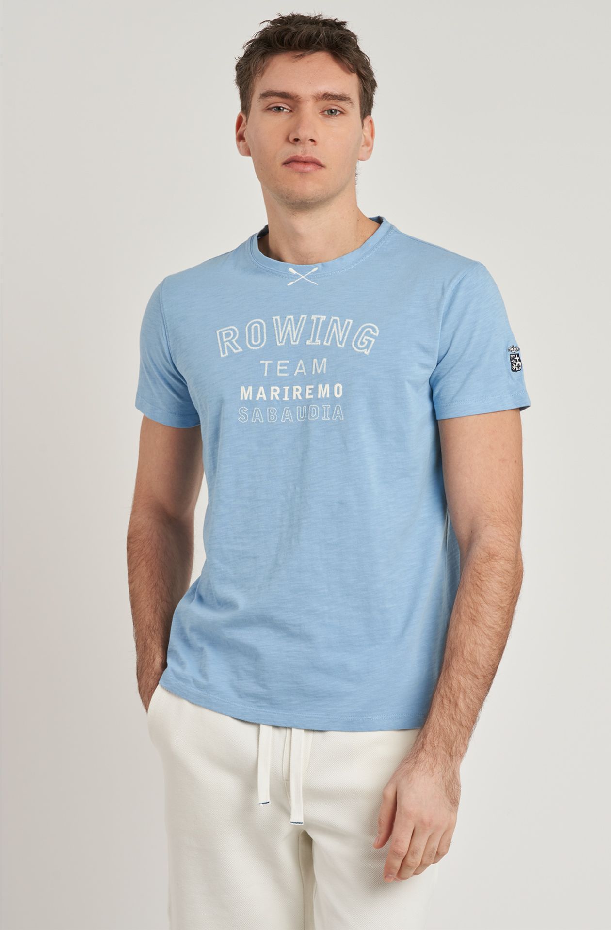 Rowing Team men's t-shirt in slub cotton