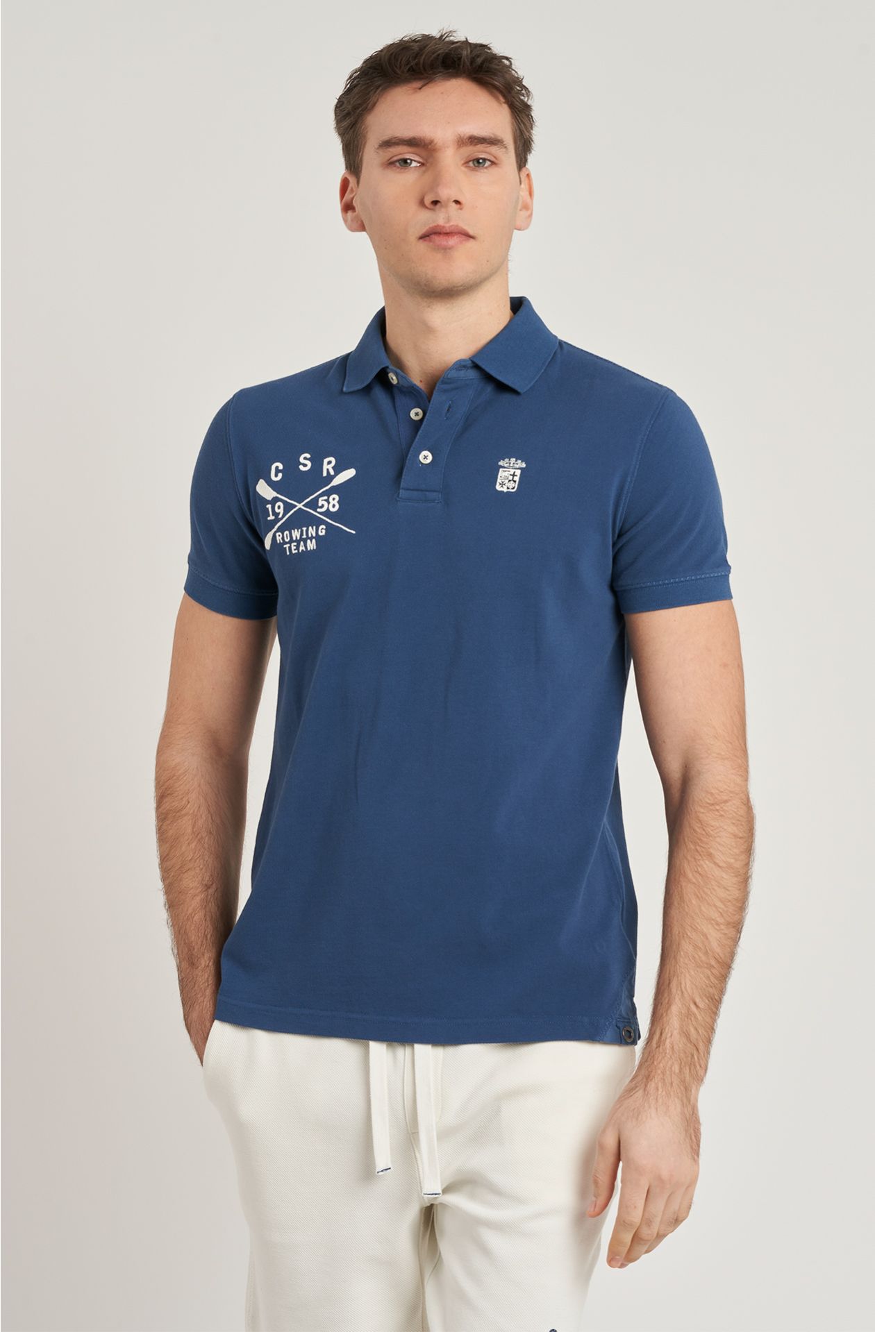 Rowing Team Pique Polo for Men