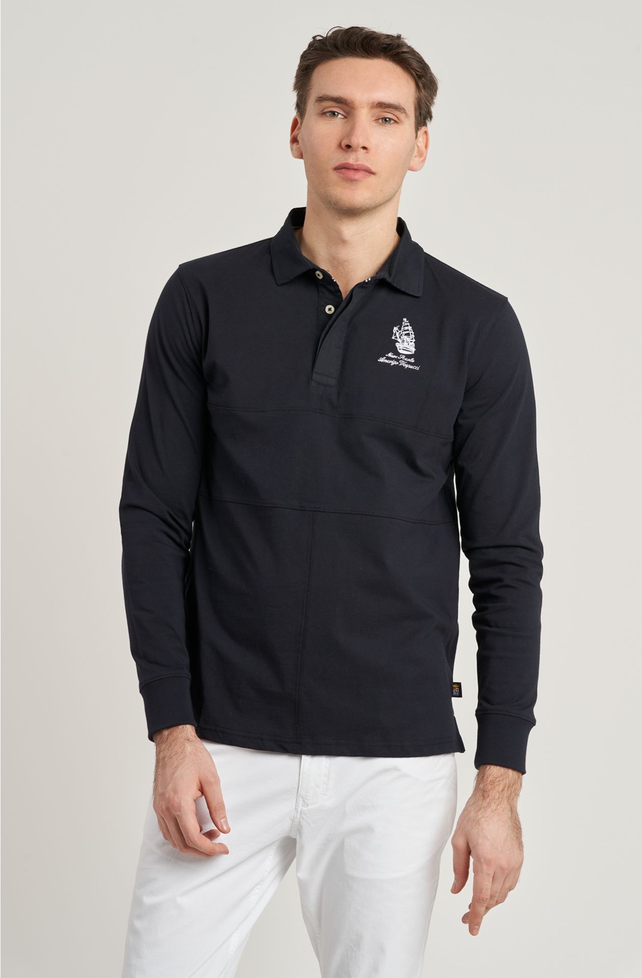 Polo da uomo Amerigo Vespucci in cotone jersey