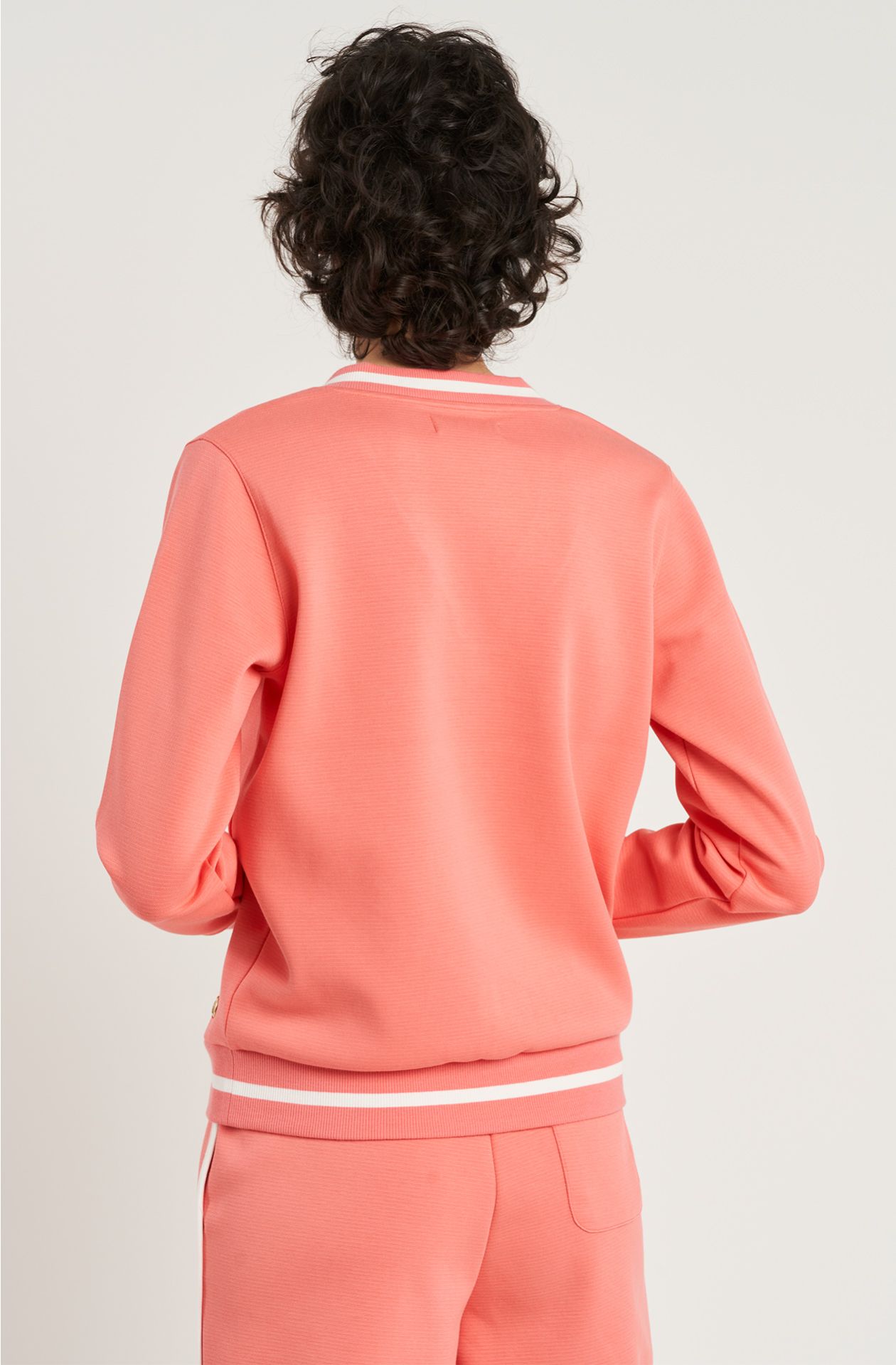 Women's sweatshirt in cotton and viscose blend