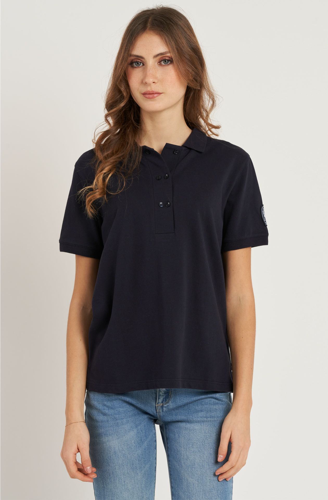 Amerigo Vespucci women's polo in pique cotton