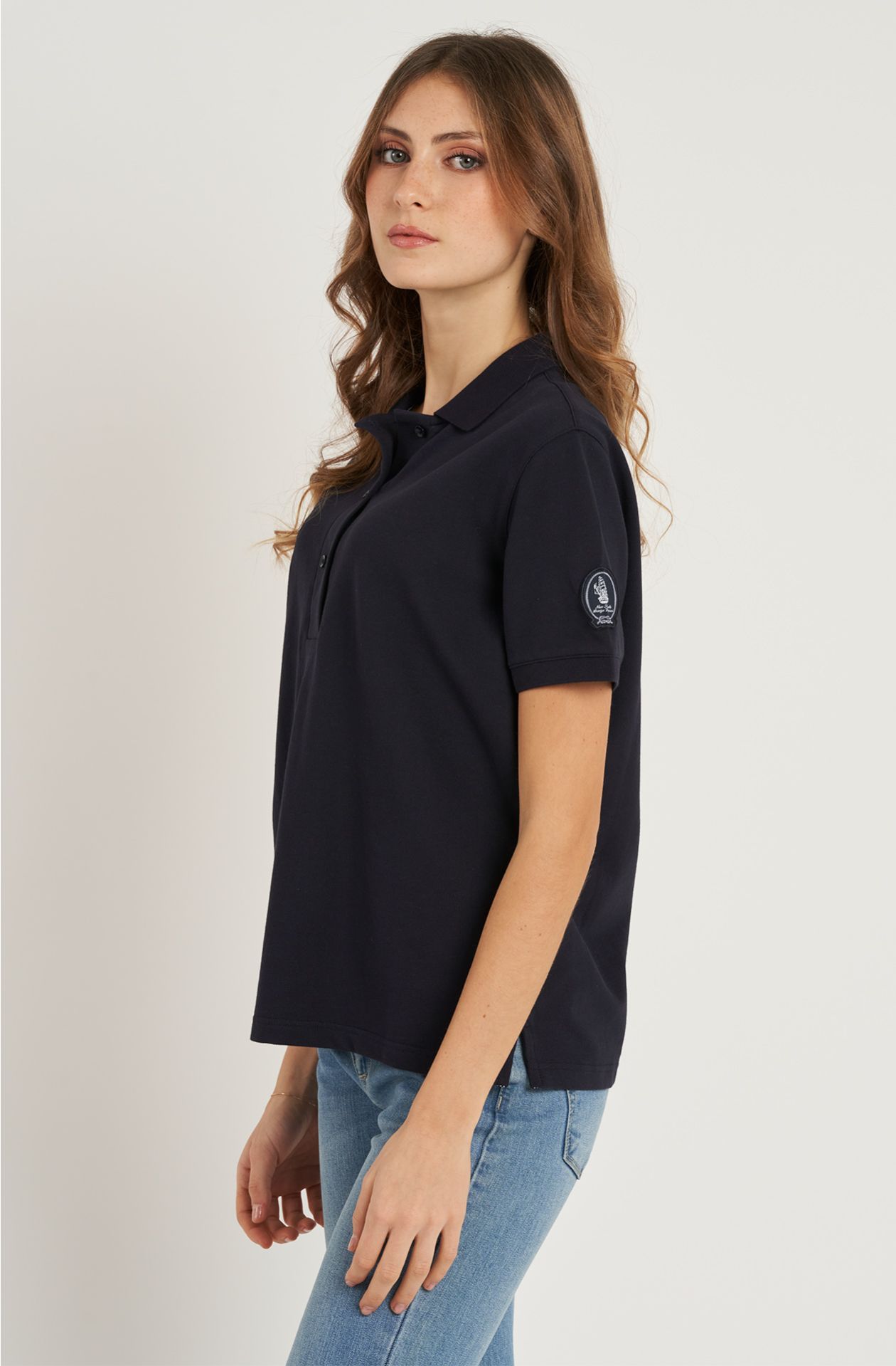 Amerigo Vespucci women's polo in pique cotton