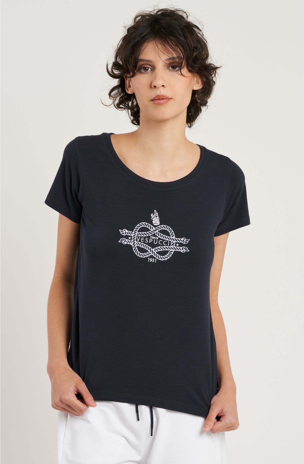 T-shirt da donna Amerigo Vespucci in jersey