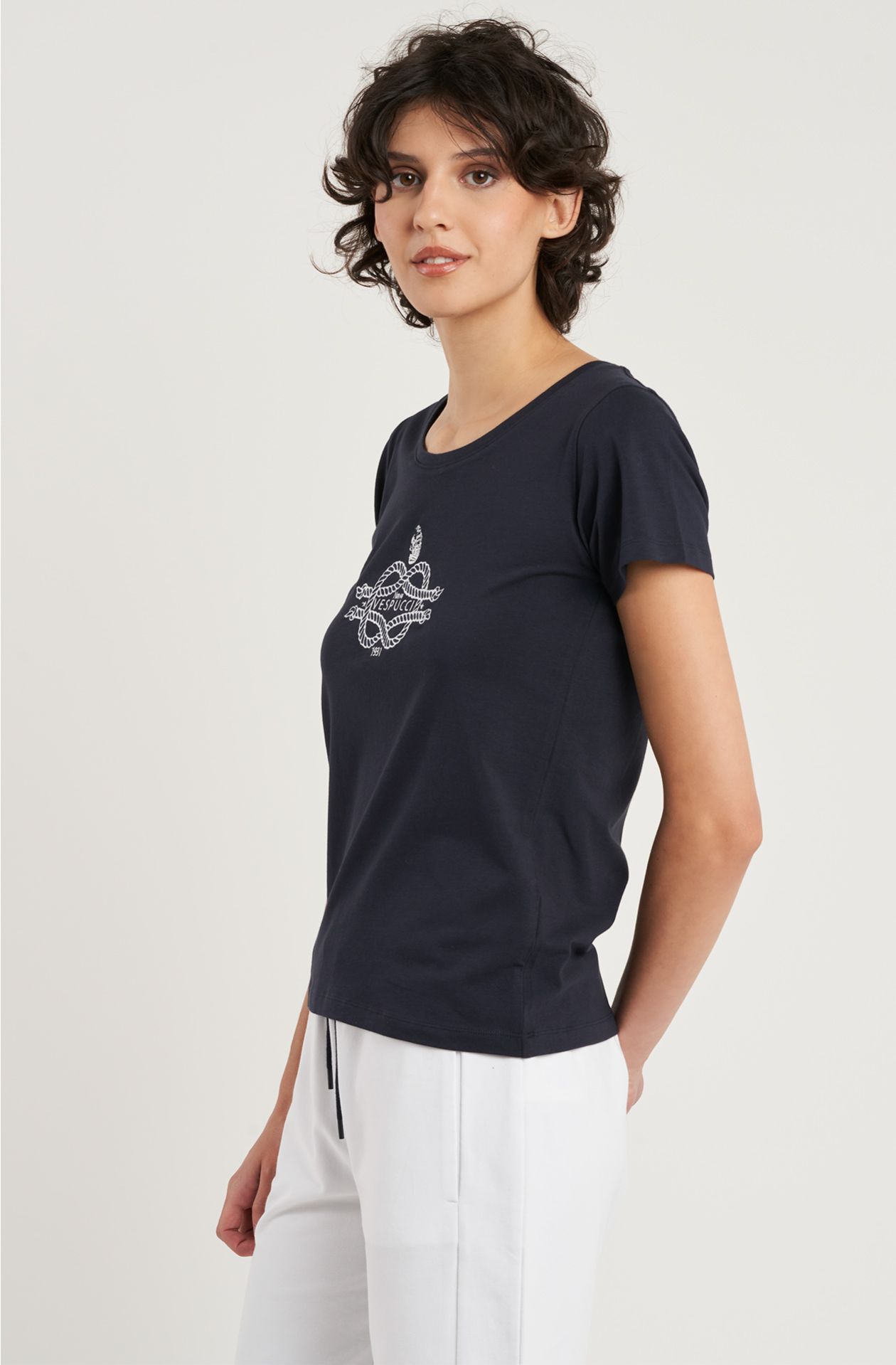 T-shirt da donna Amerigo Vespucci in jersey