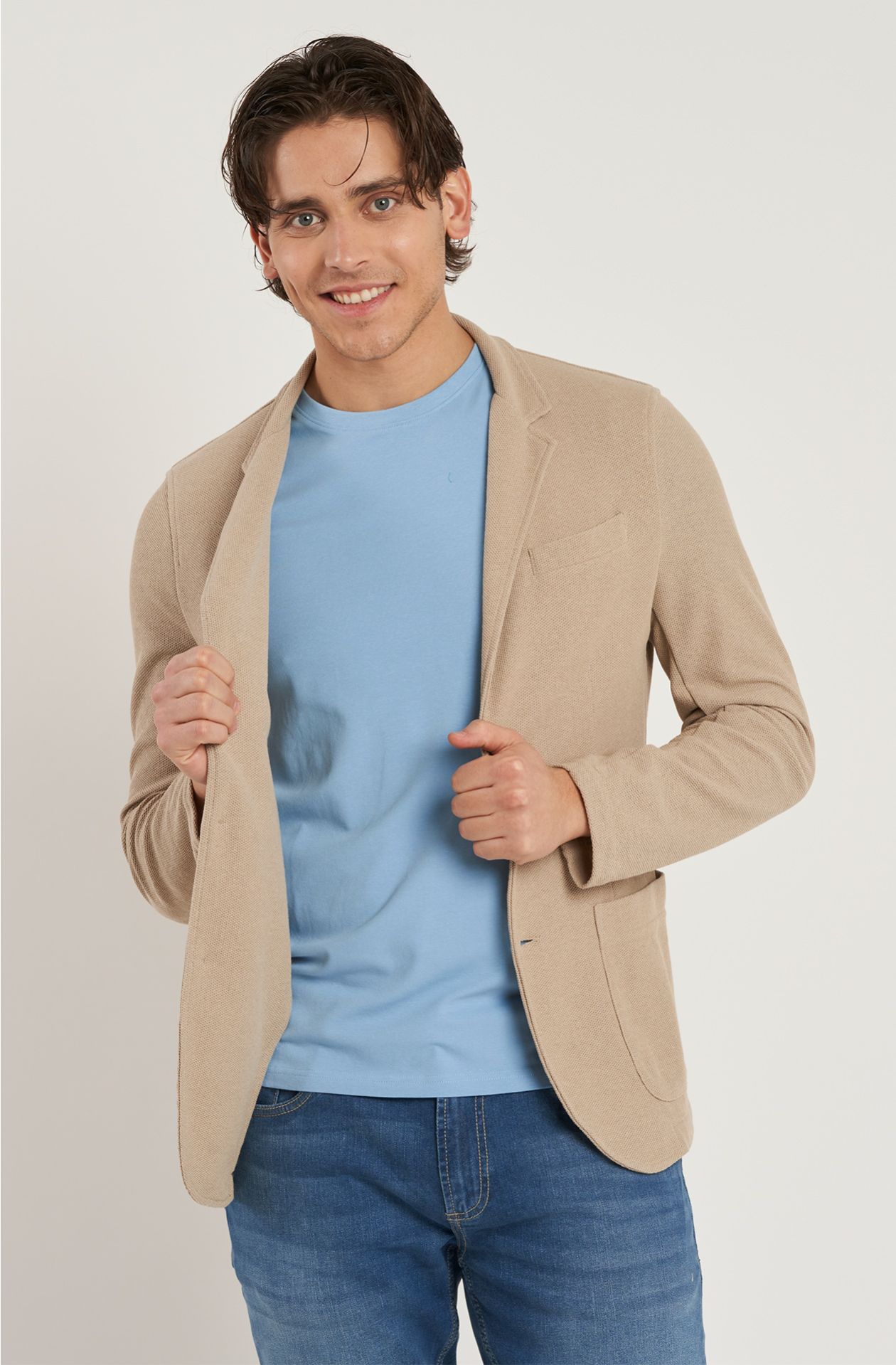 Blazer da uomo in cotone