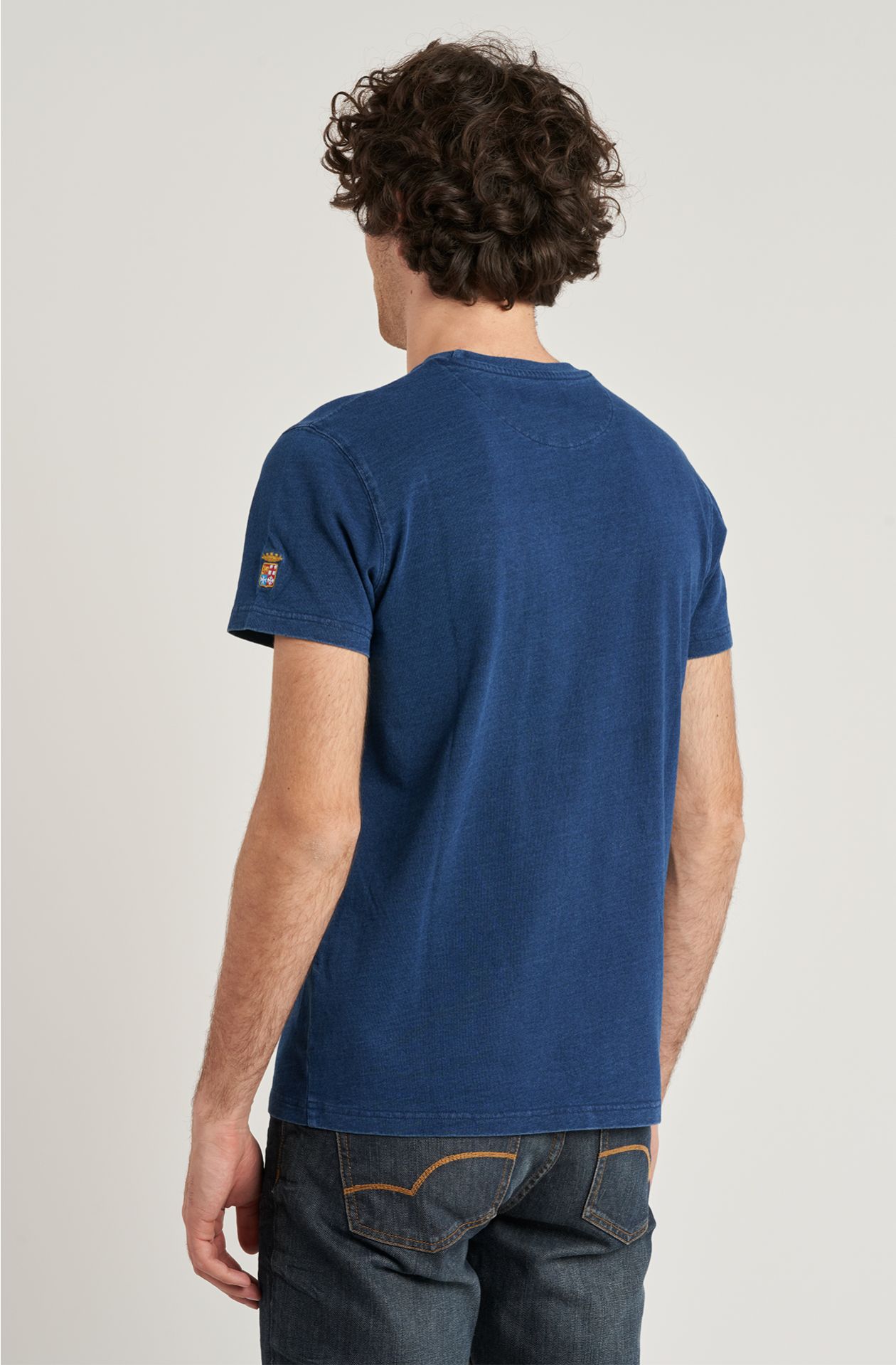 Indigo Cotton Men's T-Shirt