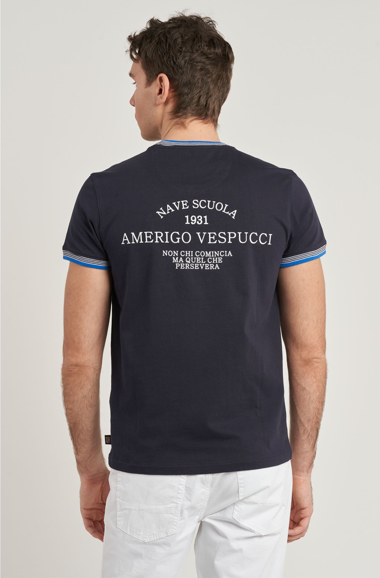 Amerigo Vespucci Men's Jersey Cotton T-Shirt