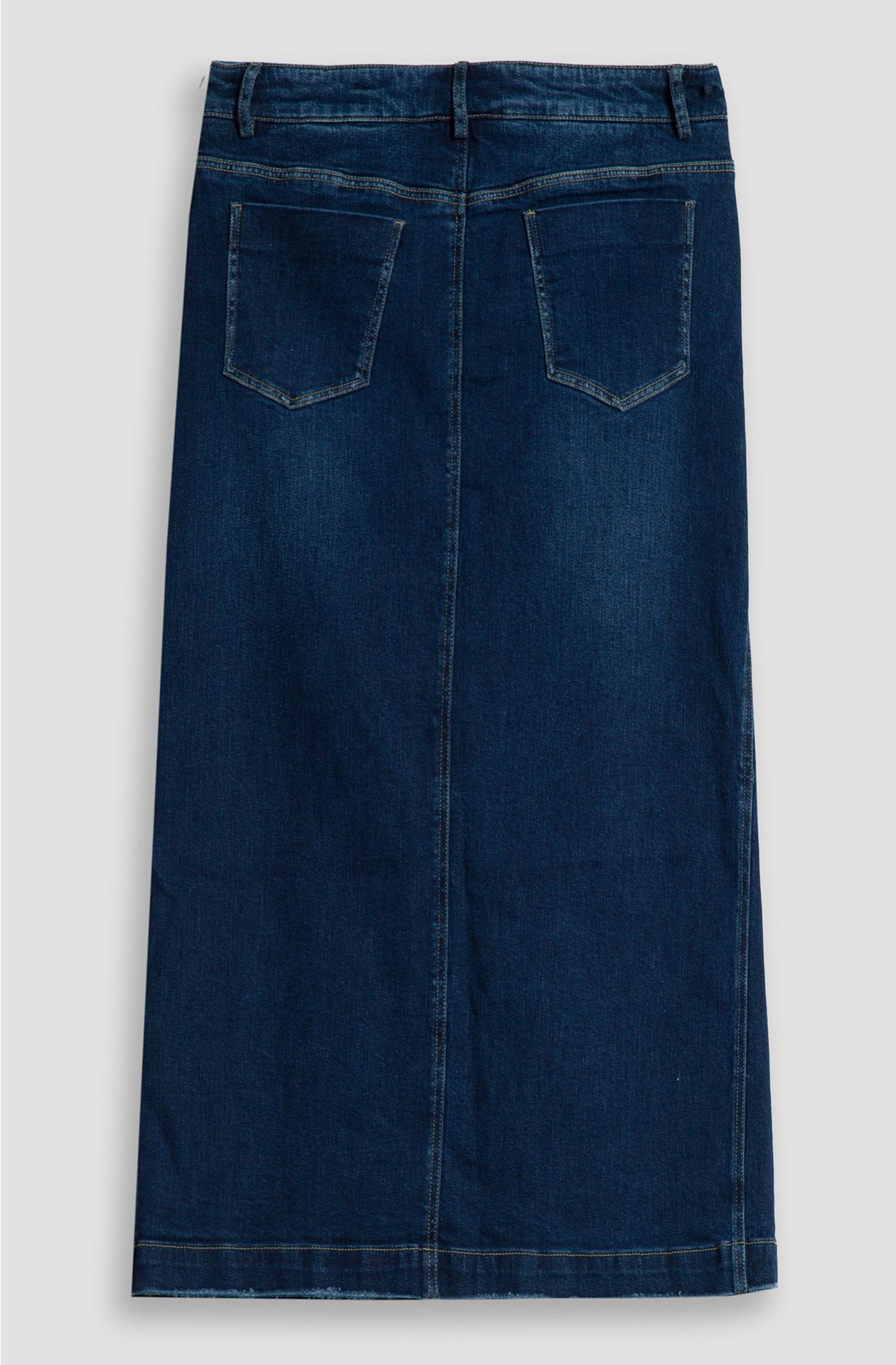 Cotton denim skirt