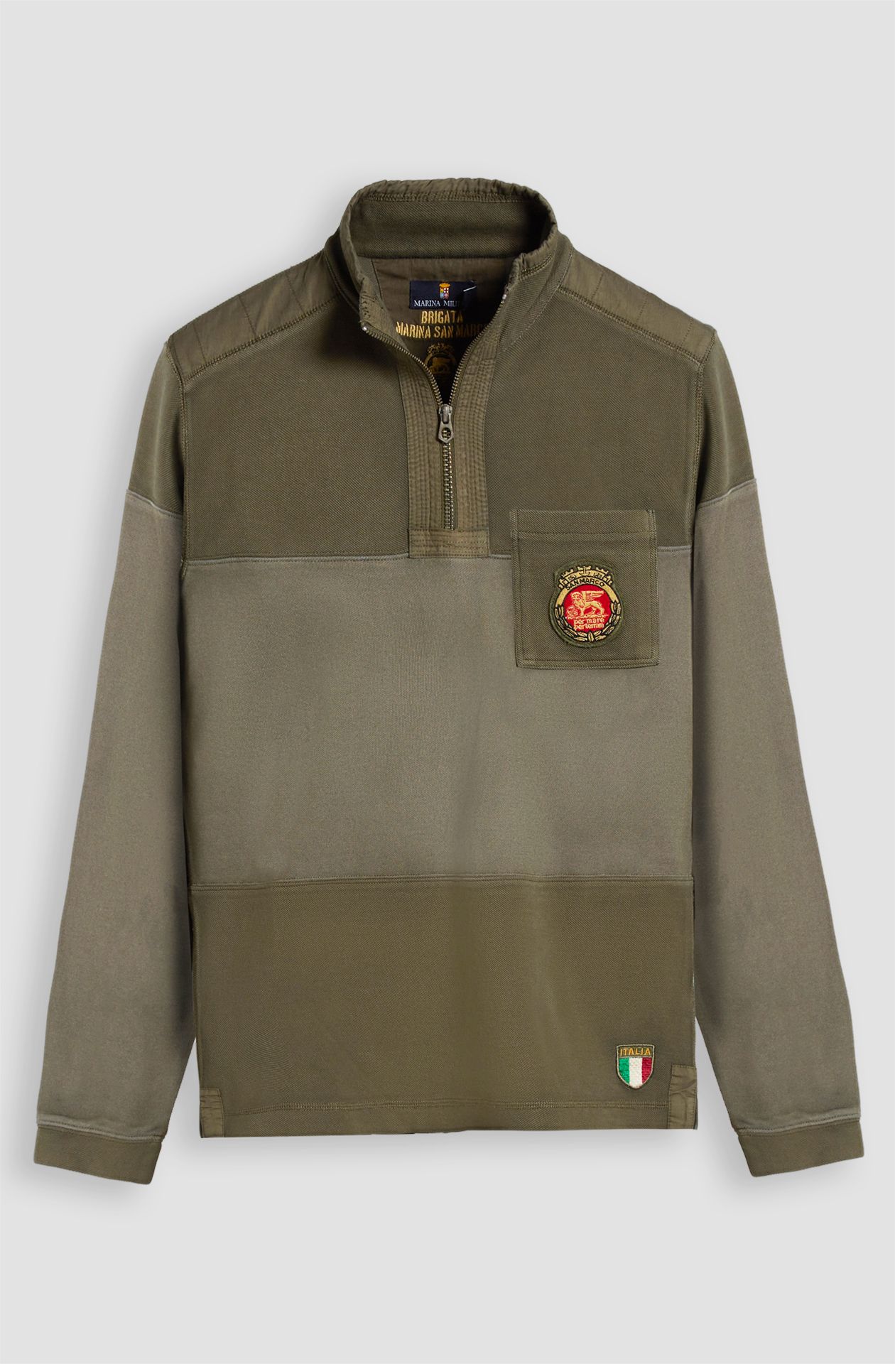 Polo manica lunga marina militare best sale